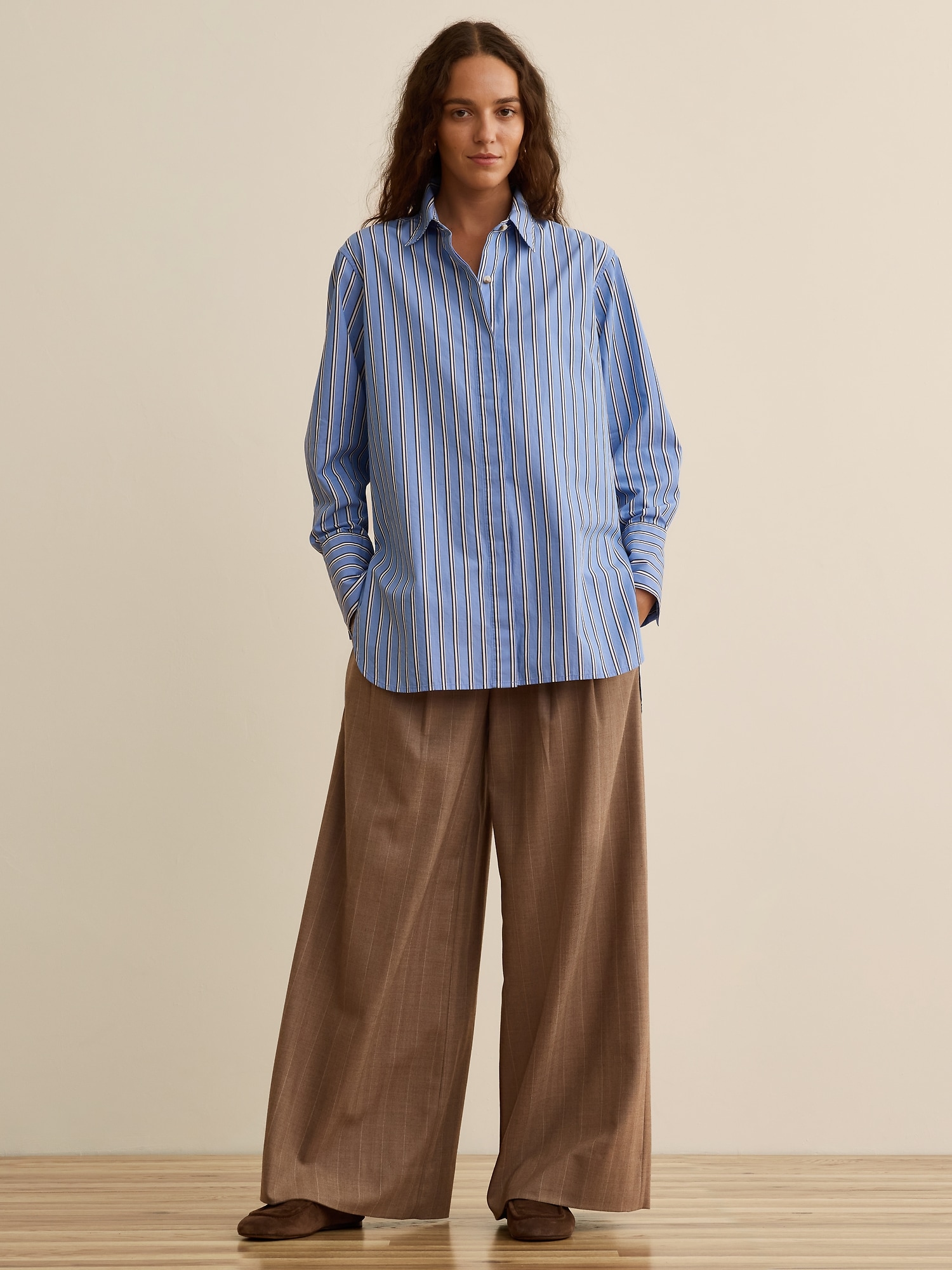 Banana Republic x La Ligne コットンチュニック-2