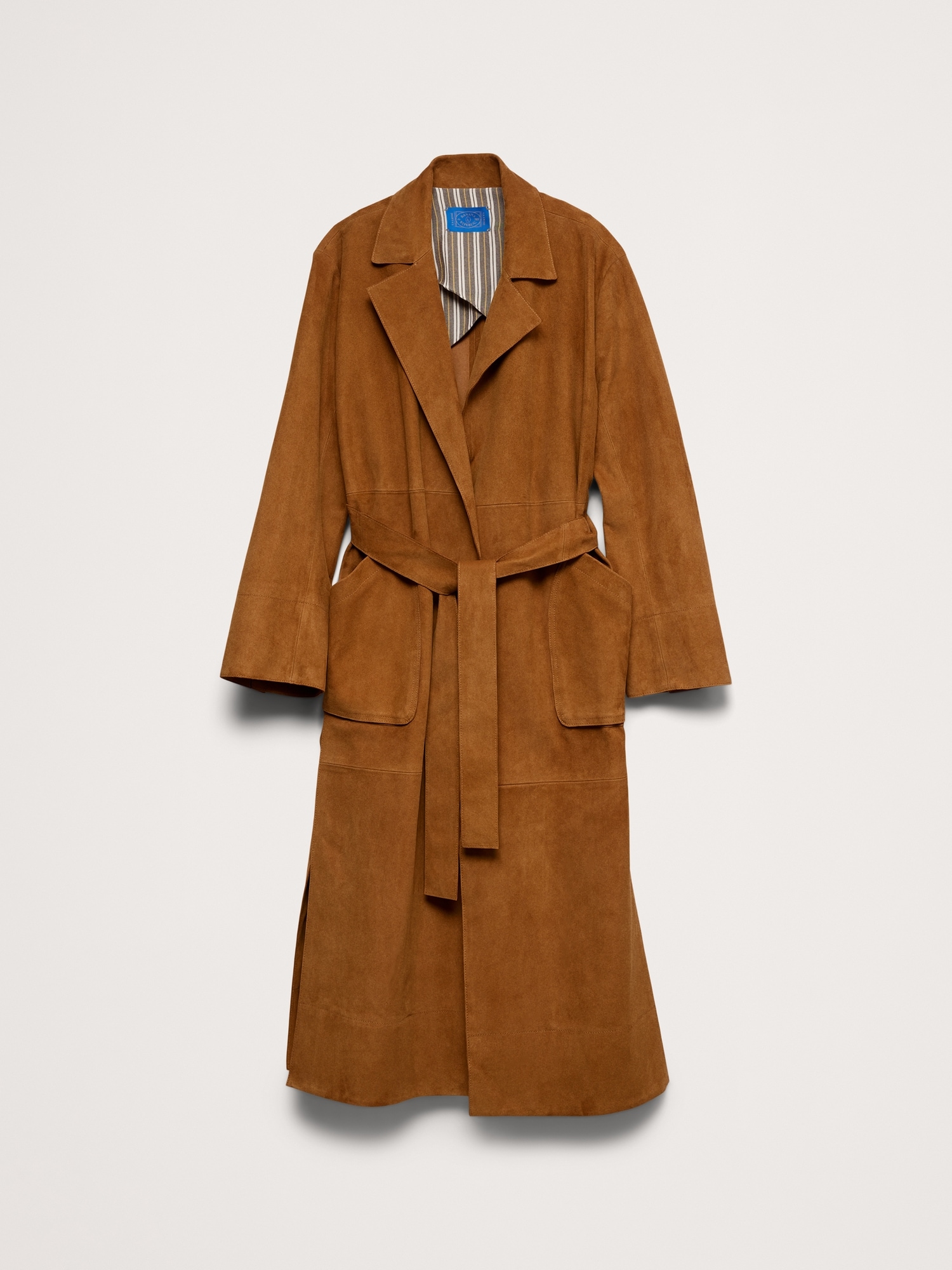 Banana Republic x La Ligne スエード ラップコート-5