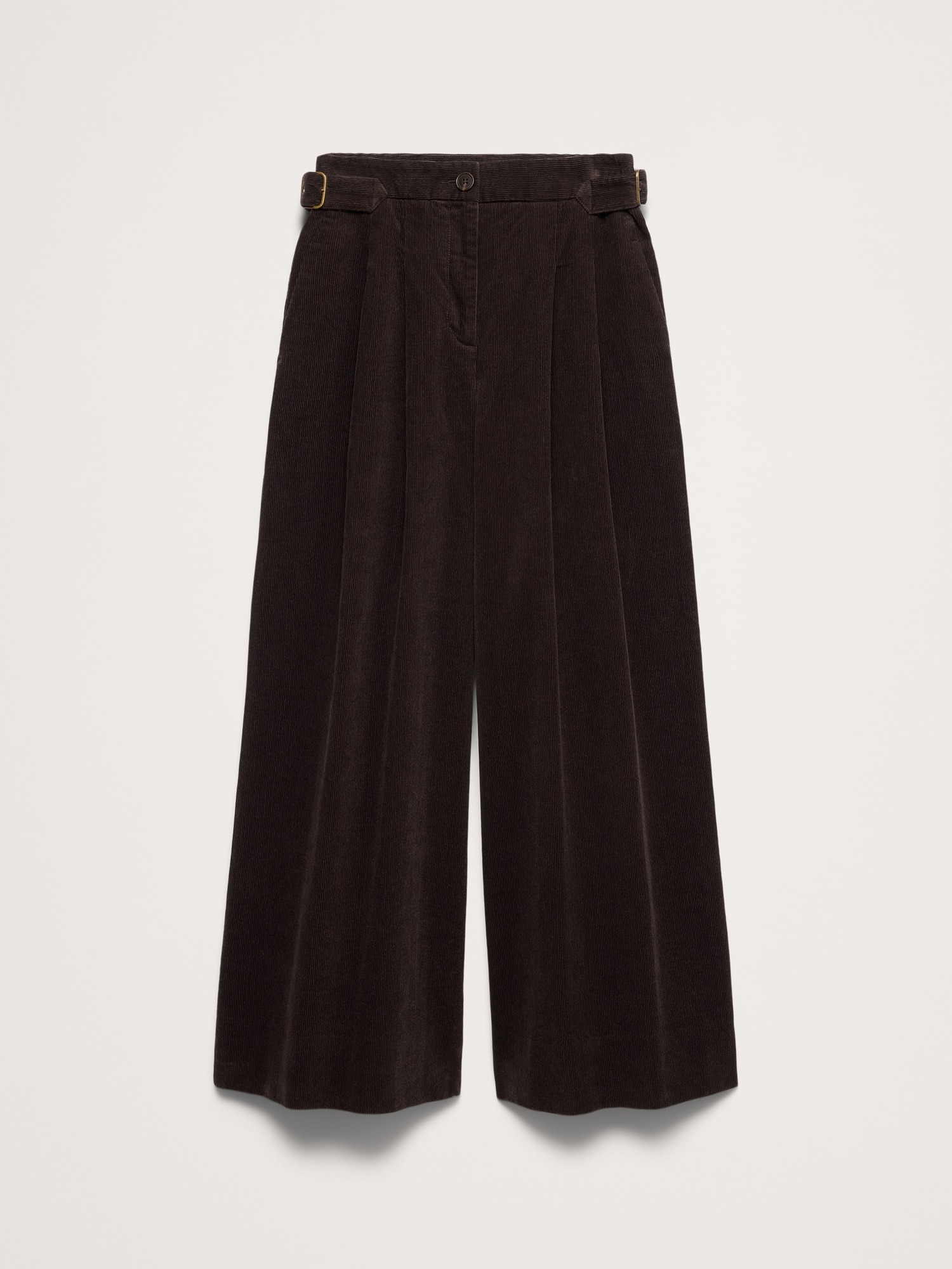 Banana Republic x La Ligne ワイドレッグ コットン コーデュロイパンツ-4