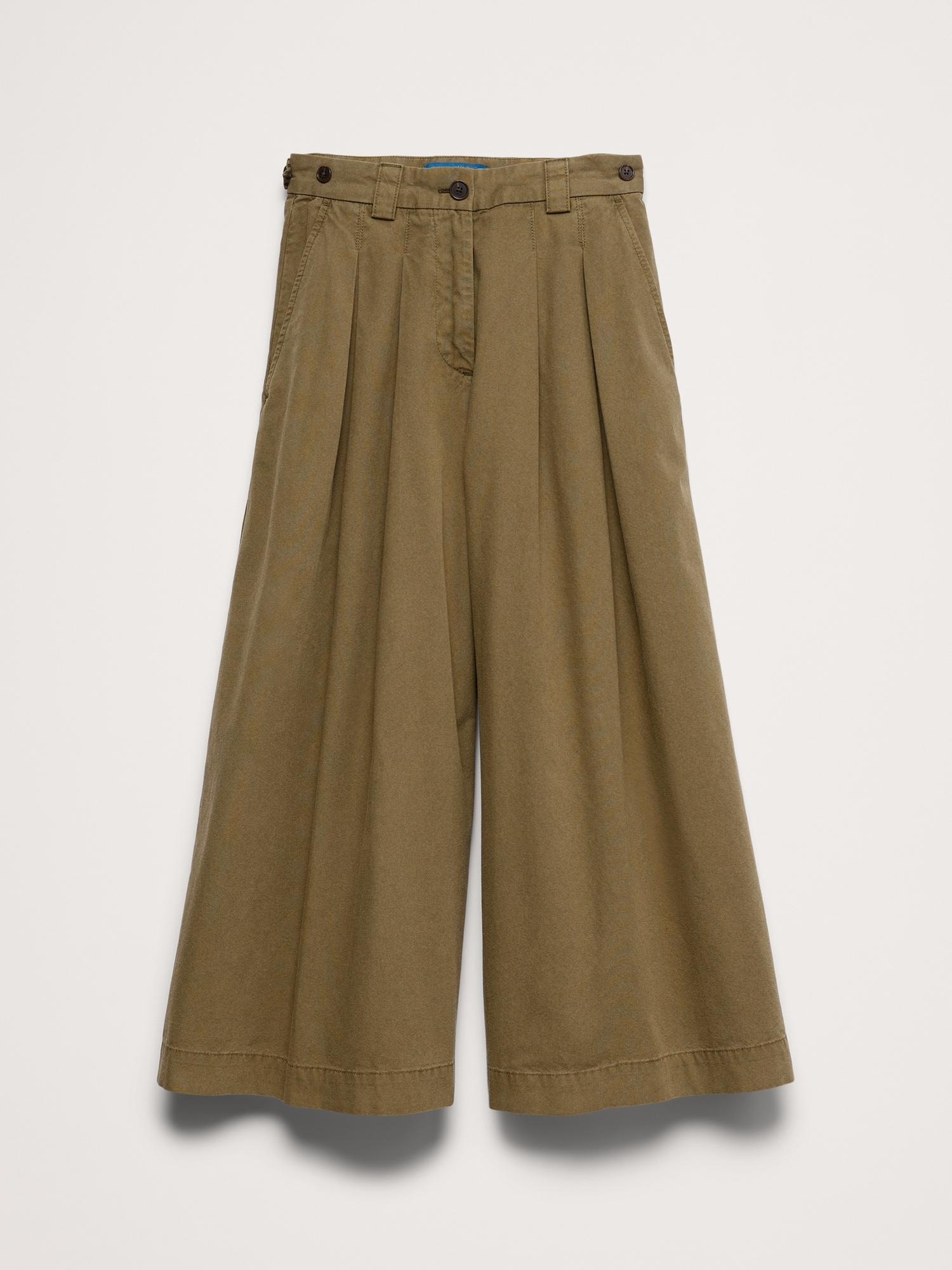 Banana Republic x La Ligne  ハイライズ コットン キュロット-4