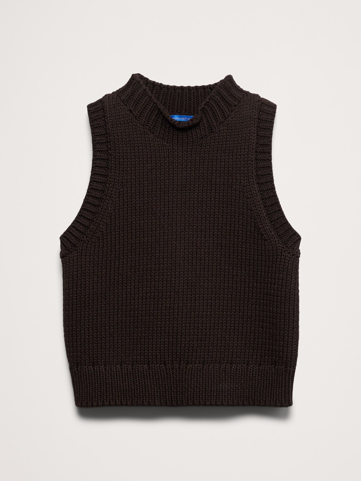 Banana Republic x La Ligne クロップド コットン ニットタンクトップ-4