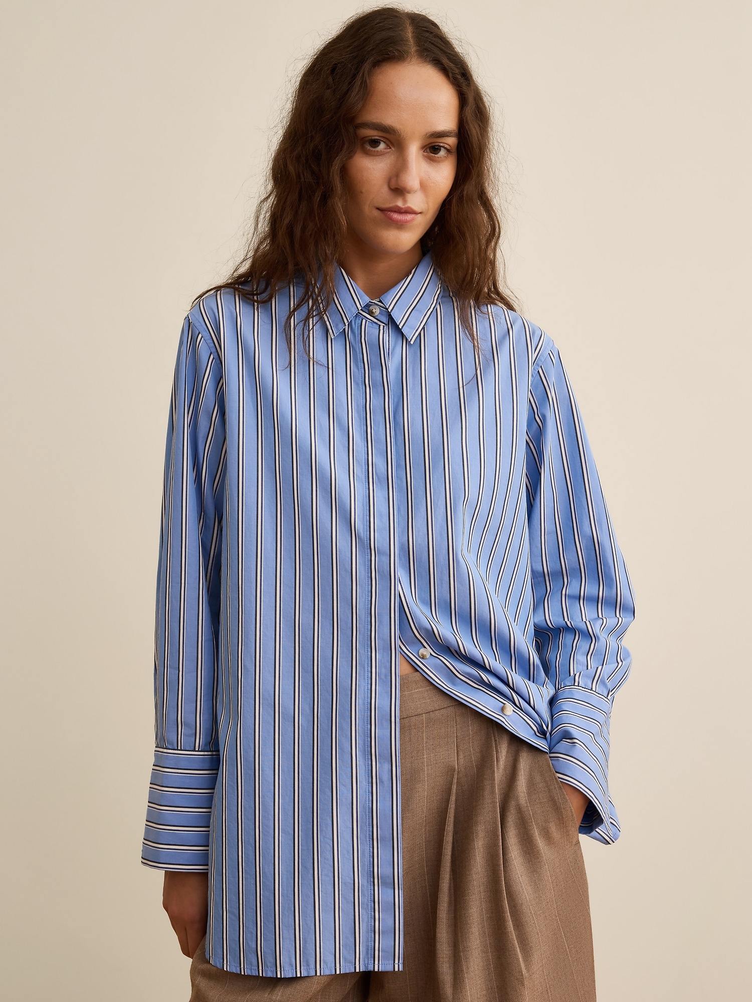 Banana Republic x La Ligne コットンチュニック-0