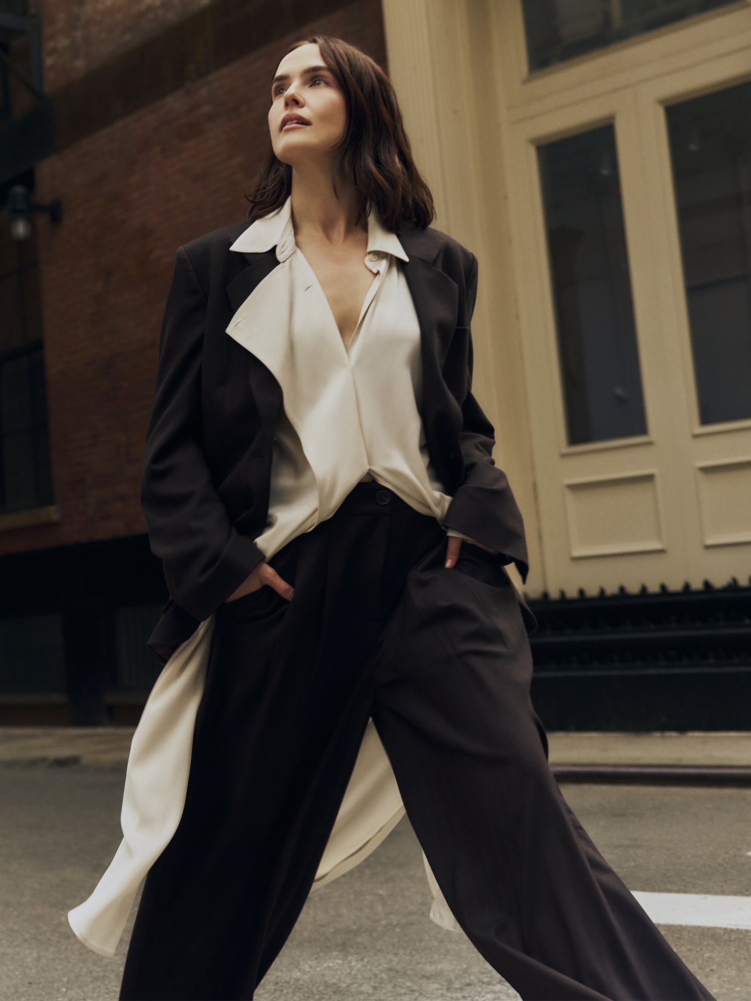 Banana Republic x La Ligne スリムブレザー-3