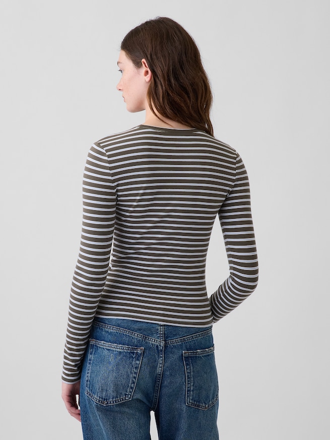 クロースニット ジャージーTシャツ-3