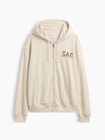リラックスフィット GAPロゴ フレンチテリー ジップアップパーカー-3