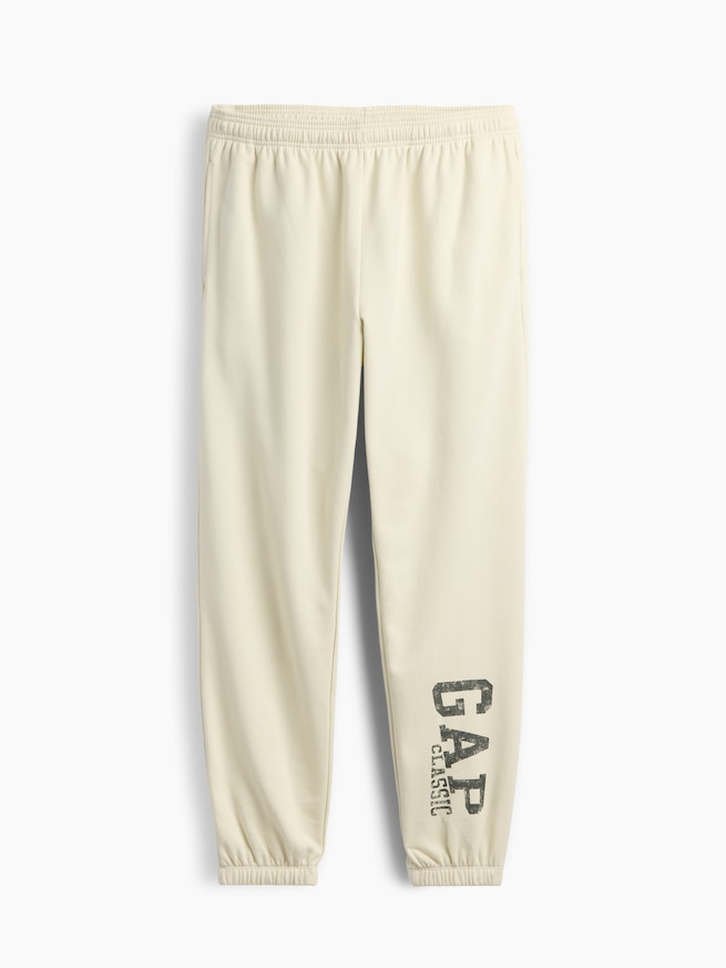リラックスフィット GAPロゴ フレンチテリー ジョガーパンツ-3