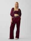 GapFit ダーツ イージーウエスト GAPロゴパンツ-5