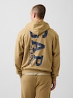 リラックスフィット GAPロゴ フレンチテリー ジップアップパーカー-2