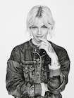GapStudio プリント デニム スウェットシャツ-7