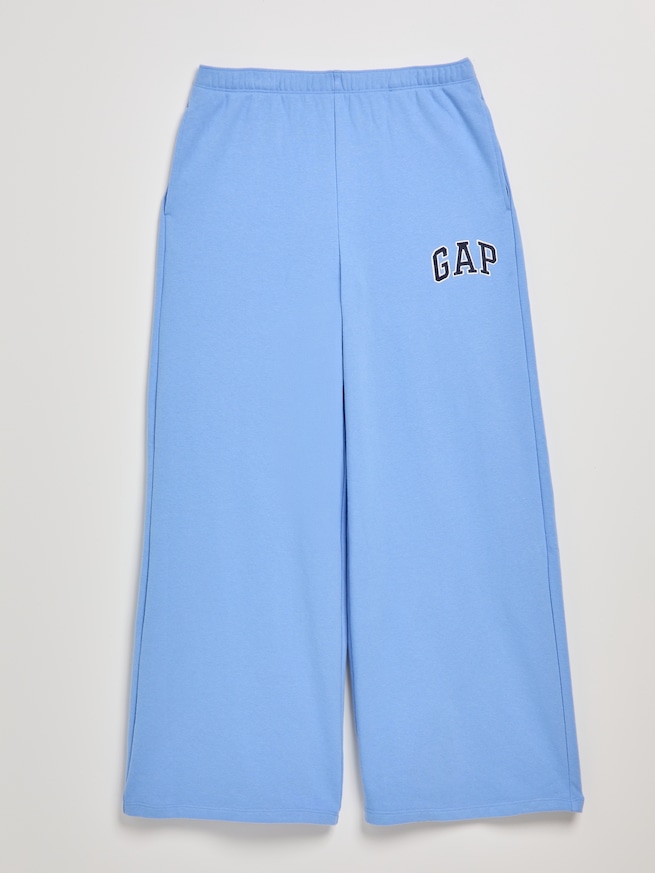 GAPロゴ フレンチテリー ワイドパンツ-5