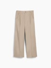 Gap &times; Malbon プリーツ バギー カーキパンツ-8