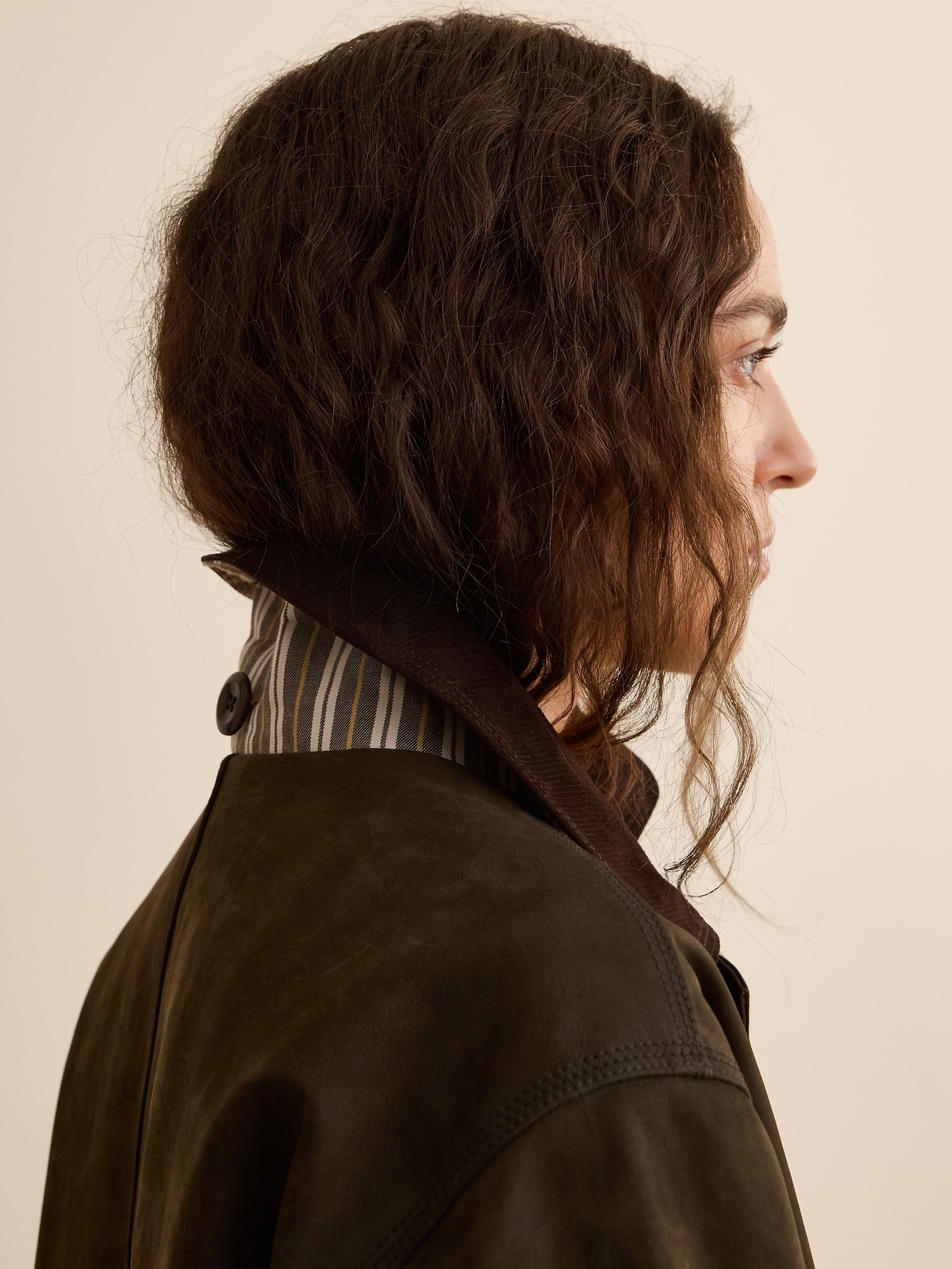 Banana Republic x La Ligne ヌバック バーンコート-4
