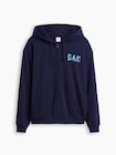 リラックスフィット GAPロゴ フレンチテリー ジップアップパーカー-4