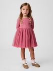 ミックスメディア チュールワンピース (幼児・ベビー)-0
