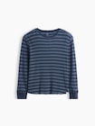 ワッフルニット クルーネックTシャツ (キッズ)-0