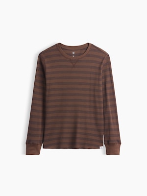 ワッフルニット クルーネックTシャツ (キッズ)