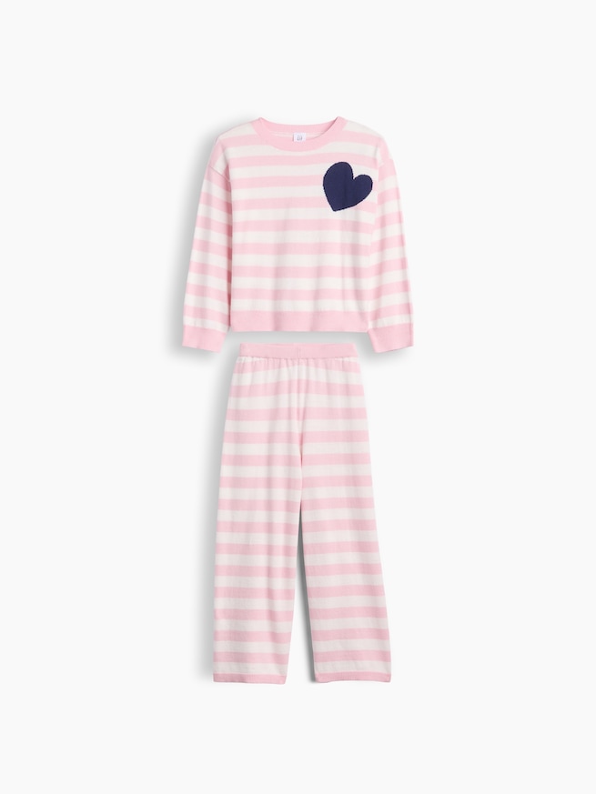 babyGap 2ピース ストライプ ニットコーデセット-0