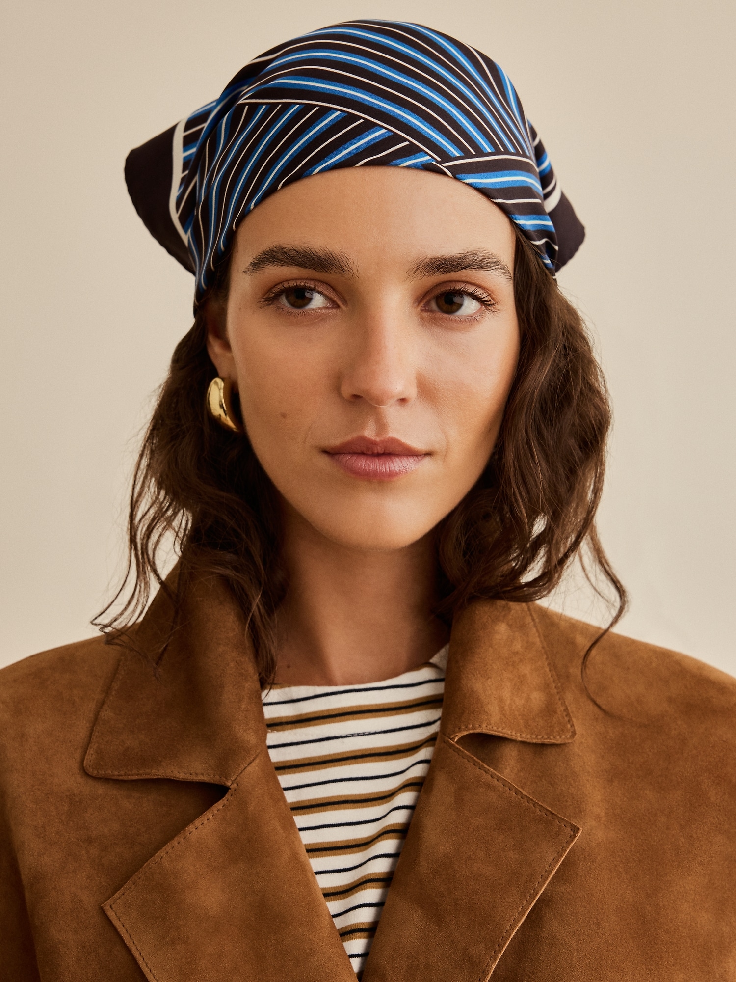 Banana Republic x La Ligne シルクツイル バンダナ-0