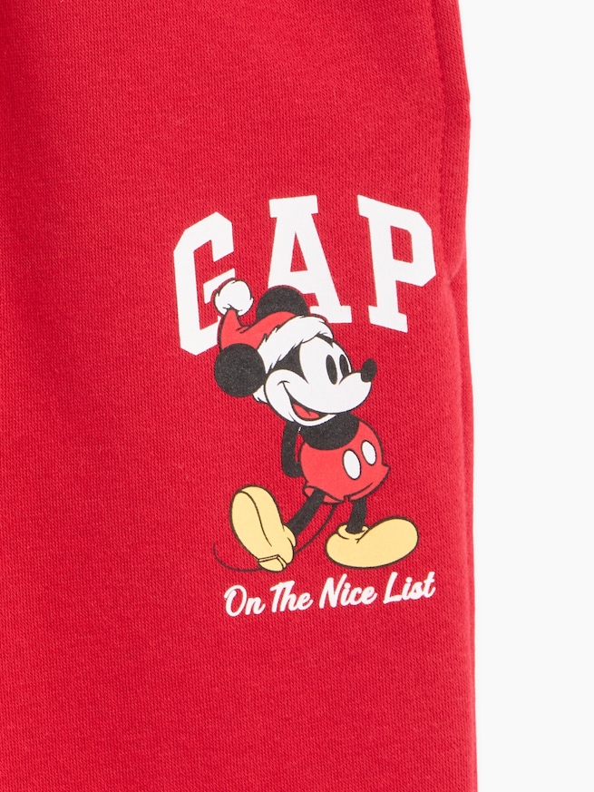 GapKids &times; ディズニー ミッキーマウス リラックスフィット GAPロゴ ジョガーパンツ-2