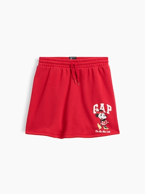 GapKids &times; ディズニー プルオン GAPロゴ ミニスカート・スコート