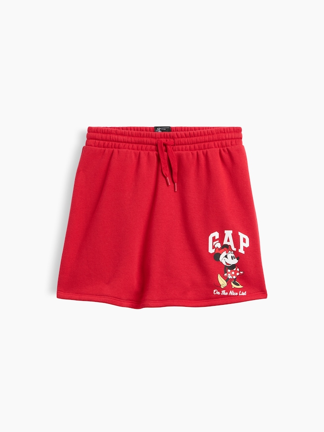 GapKids &times; ディズニー プルオン GAPロゴ ミニスカート・スコート-0