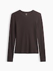 ワッフルニット クルーネックTシャツ-3