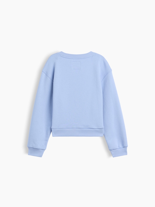 GapKids &times; ディズニー リラックスフィット ウェッジ GAPロゴ スウェットシャツ-1