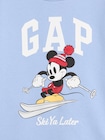 GapKids &times; ディズニー リラックスフィット ウェッジ GAPロゴ スウェットシャツ-2