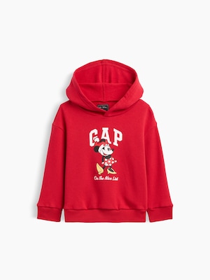 babyGap &times; ディズニー ミニーマウス リラックスフィット GAPロゴパーカー