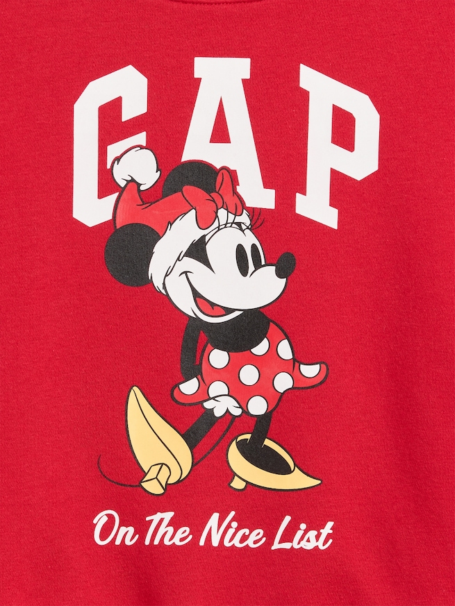 GapKids &times; ディズニー リラックスフィット ウェッジ GAPロゴ スウェットシャツ-2