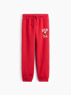 babyGap &times; ディズニー ミッキーマウス リラックスフィット プルオン GAPロゴ ジョガーパンツ