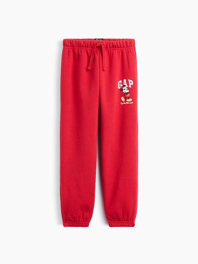 babyGap &times; ディズニー ミッキーマウス リラックスフィット プルオン GAPロゴ ジョガーパンツ-0