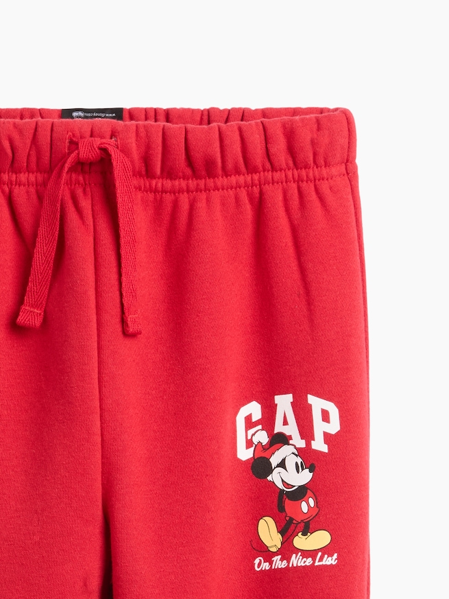 babyGap &times; ディズニー ミッキーマウス リラックスフィット プルオン GAPロゴ ジョガーパンツ-2