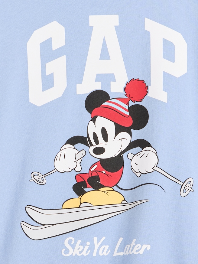 GapKids x ディズニー オーバーサイズ GAPロゴ Tシャツ-2
