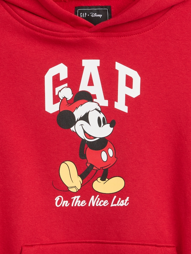 GapKids &times; ディズニー ミッキーマウス リラックスフィット GAPロゴパーカー-2