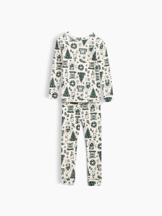 babyGap クリスマス プリント パジャマセット-1
