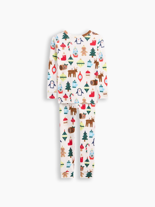 Kids & babyGap クリスマスプリント パジャマセット-1