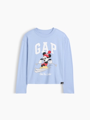GapKids x ディズニー オーバーサイズ GAPロゴ Tシャツ