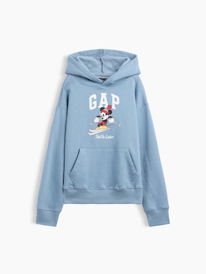 GapKids &times; ディズニー ミッキーマウス リラックスフィット GAPロゴパーカー