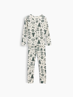 babyGap クリスマス プリント パジャマセット