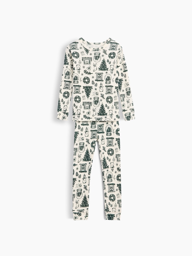 babyGap クリスマス プリント パジャマセット-0