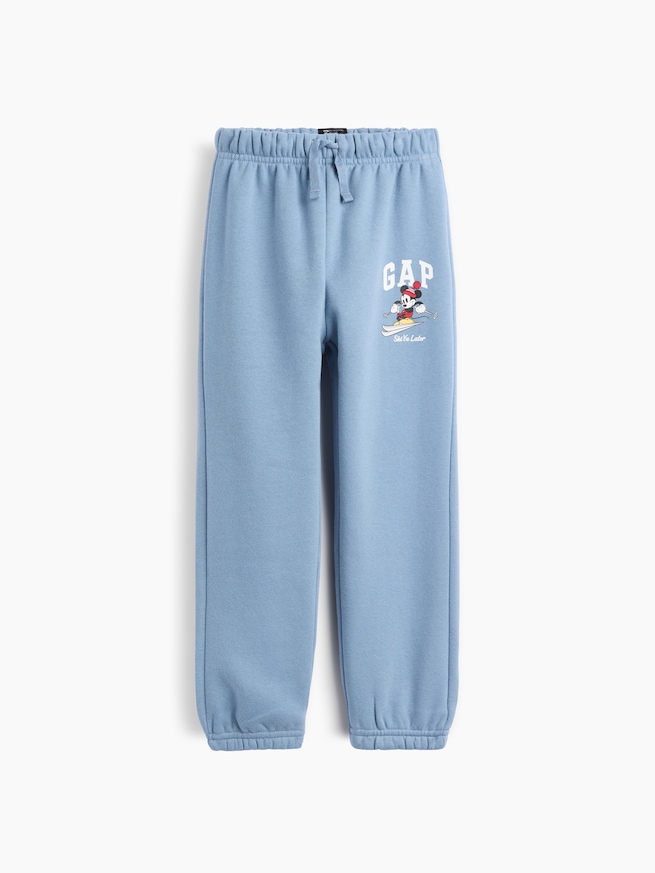 babyGap &times; ディズニー ミッキーマウス リラックスフィット プルオン GAPロゴ ジョガーパンツ-0