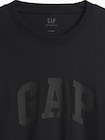 GAPロゴ ダブルレイヤード クロップドTシャツ-3