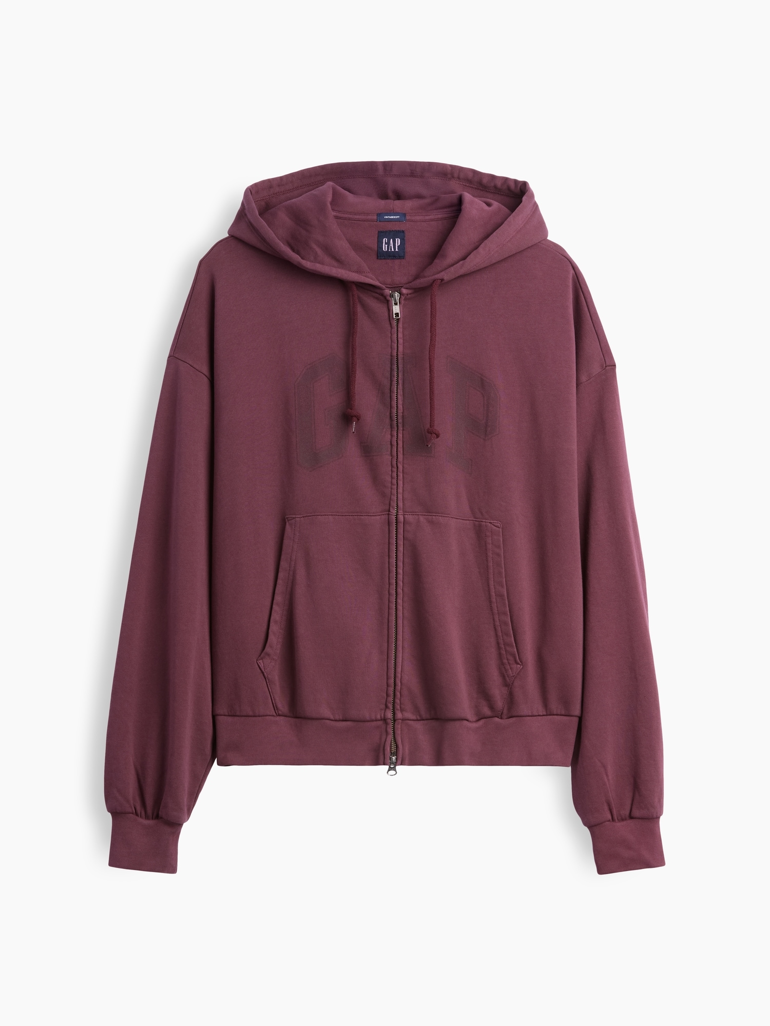 Gap公式オンラインストア | VintageSoft Oversized Gap Logo Zip Hoodie