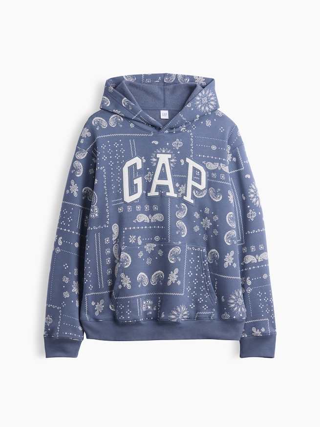 リラックスフィット GAPロゴパーカー-3
