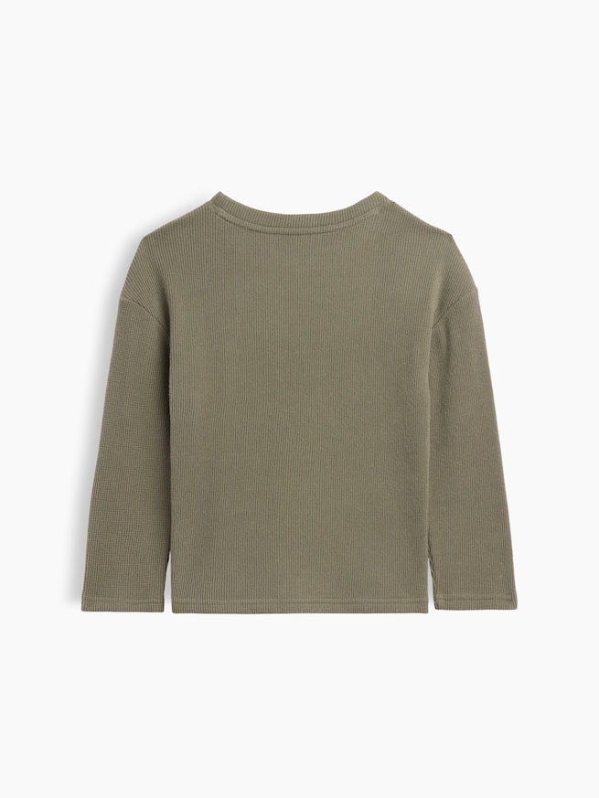 babyGap あったかワッフルニット Tシャツ-1