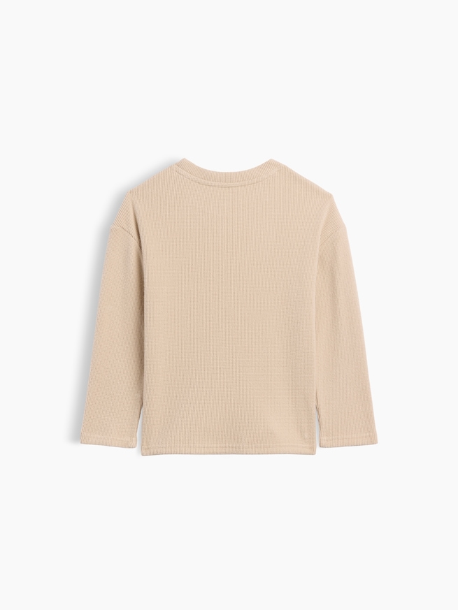 babyGap あったかワッフルニット Tシャツ-1