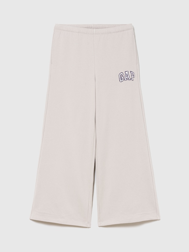 GAPロゴ フレンチテリー ワイドパンツ-0