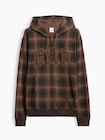 リラックスフィット GAPロゴ フレンチテリー ジップアップパーカー-3
