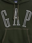 ヴィンテージソフト フレンチテリー オーバーサイズ GAPロゴパーカー-3